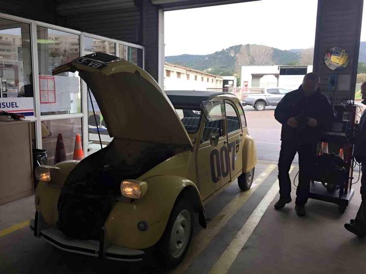 Contrôle auto ancien Ajaccio